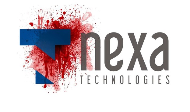 Logo Amesys/Nexa, version sanglante - © Reflets - CC