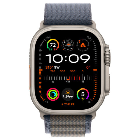 Apple Watch Ultra with the Modular Ultra face.