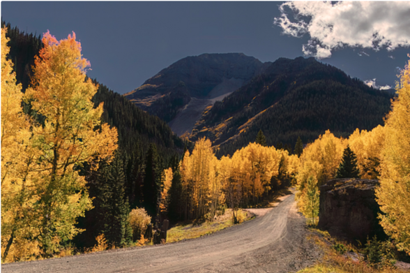 Autumn Around Ouray, down a gravel road near Telluride, Colorado purchase here:

https://pixels.com/featured/autumn-around-ouray-norma-brandsberg.html
