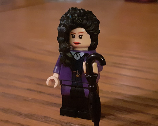 Michelle Gomez as Missy (a LEGO minifigure MOC)