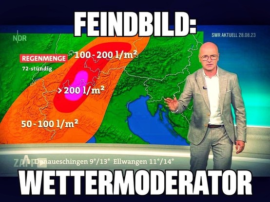 Feindbild Wettermoderator
