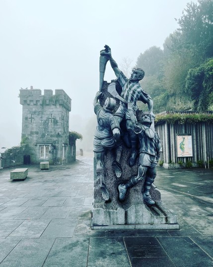 Kilkenny hurlers in the fog