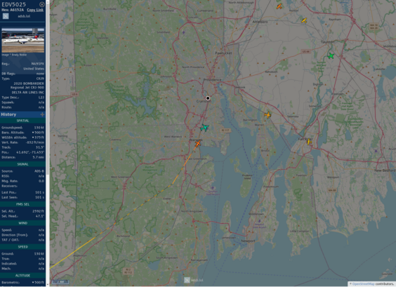Github AnyFlightTracker by @rtmladsb:mastadon.social