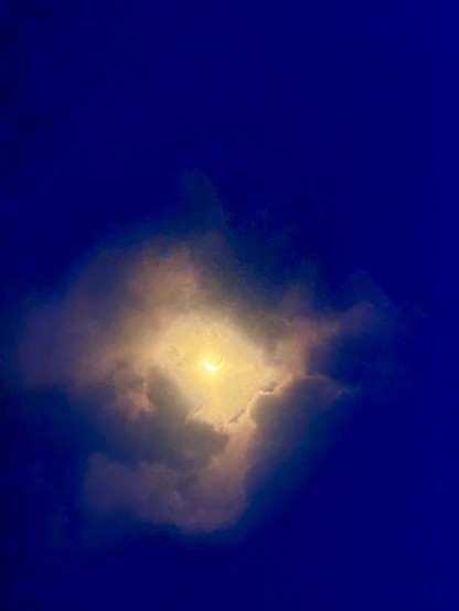 The eclipse over San Antonio 