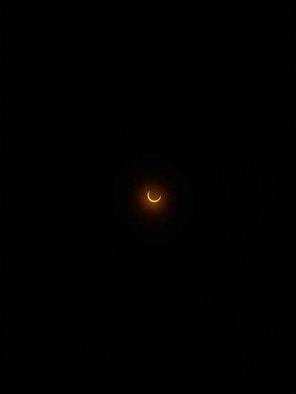 The eclipse over San Antonio 