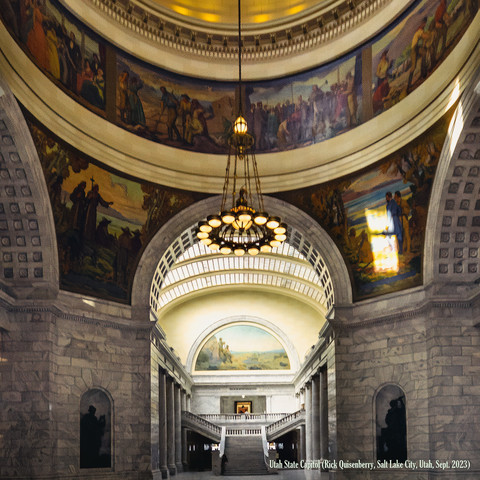Utah State Capitol Building
(Capitol Hill, Salt Lake City, Utah, USA