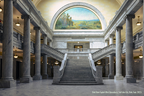 Utah State Capitol Building
(Capitol Hill, Salt Lake City, Utah, USA)