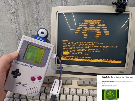 Game Boy with camera, and VT320 terminal