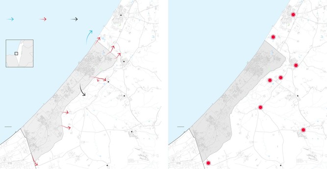 an unprecedented, multi-pronged infiltration of Hamas fighters, with the Israeli military saying at 7:40 a.m. (0540 GMT) that Palestinian gunmen had crossed into Israel