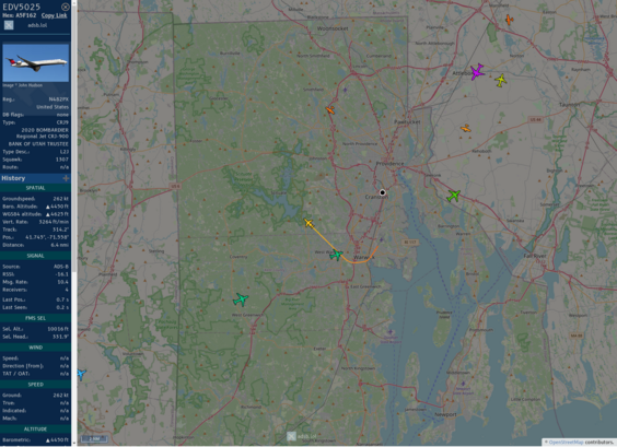 Github AnyFlightTracker by @rtmladsb:mastadon.social