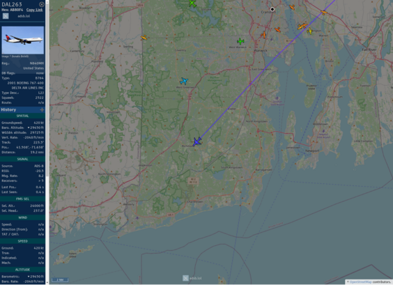 Github AnyFlightTracker by @rtmladsb:mastadon.social