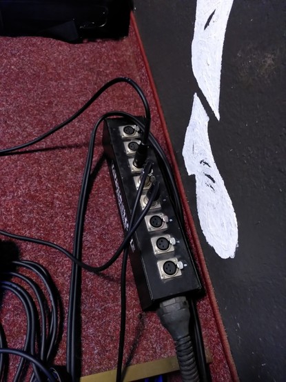 Stagebox at club Rote Zora