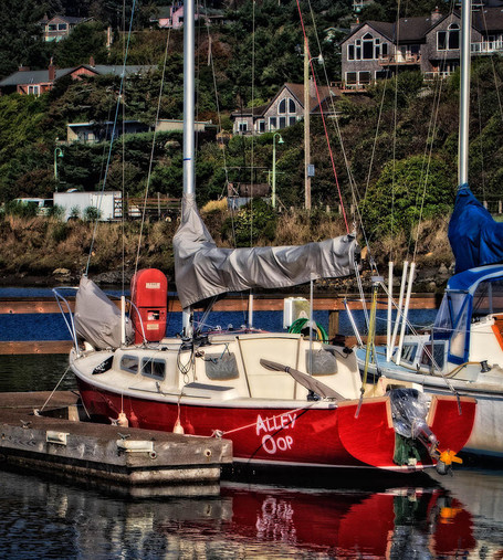 For the Salty Dogs out there! Alley Oop is a cool sailboat moored at the Embarcadero in Newport on the Oregon Coast.  #BuyIntoArt #Art #ThomZehrfeldPhotography #PhotographyIsArt #Photography #Fotografie
#ArtForSale #ArtMatters #MastoArt #Mastodon #ArtforInteriorDesign #HospitalityInteriors 
#Wallart #InteriorDecorating #WallArtForSale #PNW #OregonCoast #NewportOregon #sailing #sailinglife #sail #sea #boat #sailboat #boatlife #sailor #BoatingLife  

Purchase prints here: https://1-thom-zehrfeld.pixels.com/featured/alley-oop-thom-zehrfeld.html