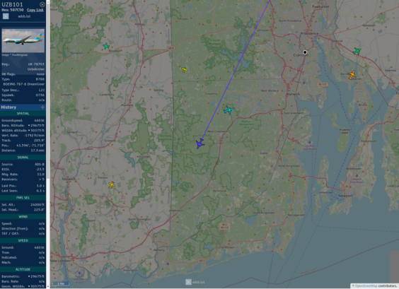 Github AnyFlightTracker by @rtmladsb:mastadon.social
