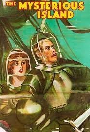 Four posters for the 1929 transitional sound science fiction film “The Mysterious Island”. Two are from The USA, One is from France and One is from Sweden.