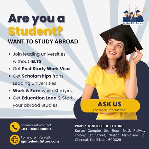 We are the best Abroad Consultancy in Chennai, provides abroad education consultancy for students to study in countries like US, UK, Canada, Australia, Germany, etc
