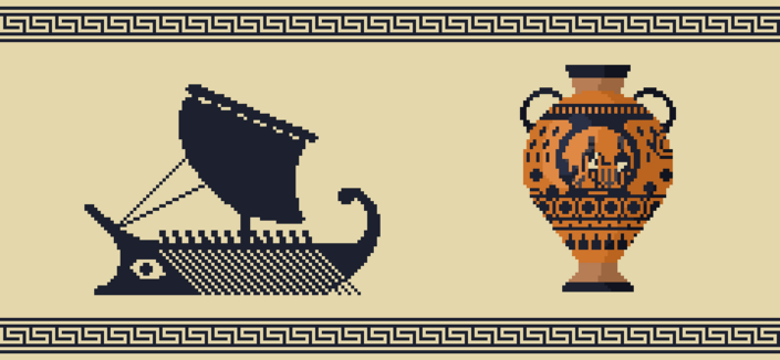 pixelart: Pango banner.