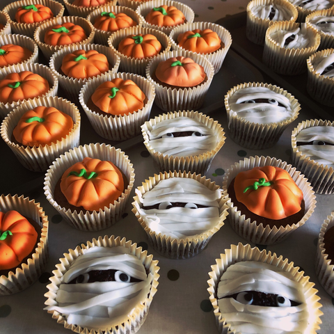 Handmade Halloween cupcakes