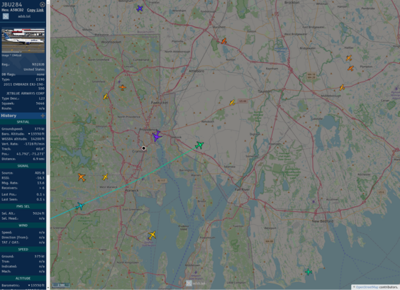 Github AnyFlightTracker by @rtmladsb:mastadon.social