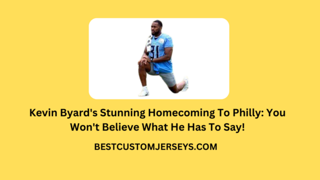 Kevin Byard's Stunning Homecoming To Philly: You Won't Believe What He Has To Say!