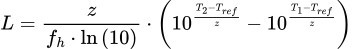 Calculo de la letalidad térmica para una etapa de calentamiento o enfriamiento lineal.