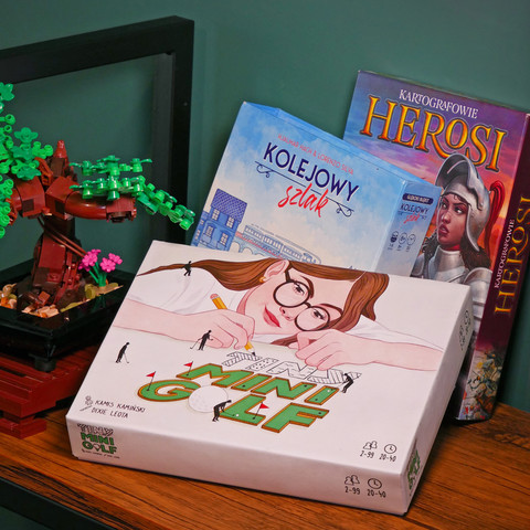 Roll and write classics - Cartographers, Railroad Ink and - new challenger - Tiny Mini Golf
