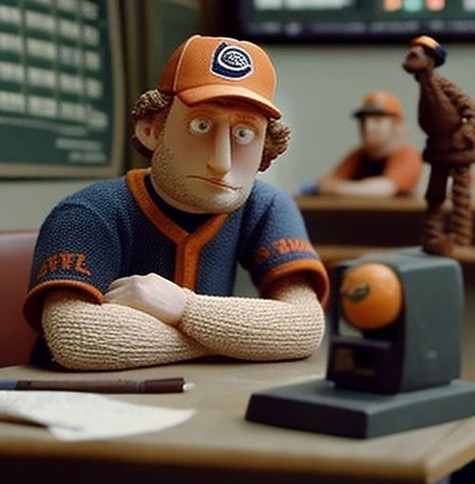 beautiful artwork, abstract, detailed, shadows, baseball player