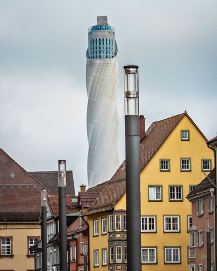 Rottweil Test Tower in Germany is one of the world's tallest elevator testing towers, dedicated to high-speed elevator evaluation.