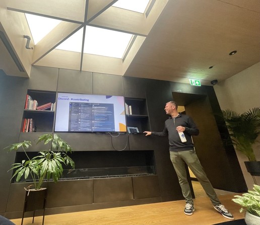 Hackathon - Photo with Sebastiaan Janssen