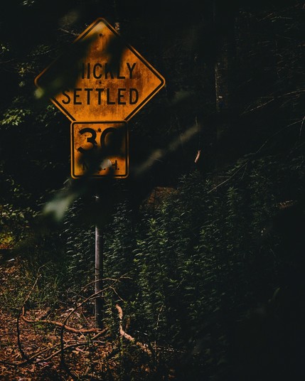 Road sign.