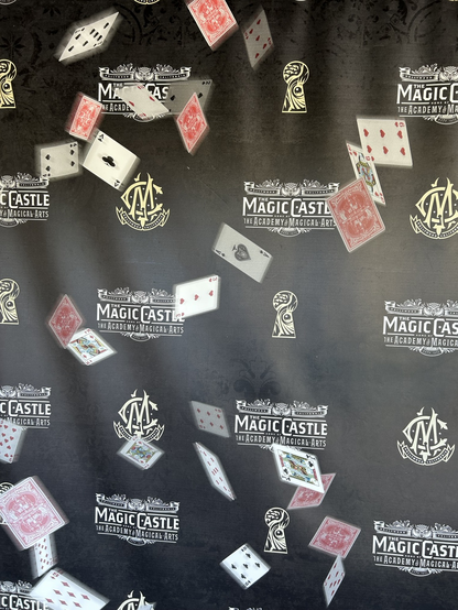 The Magic Castle photo backdrop