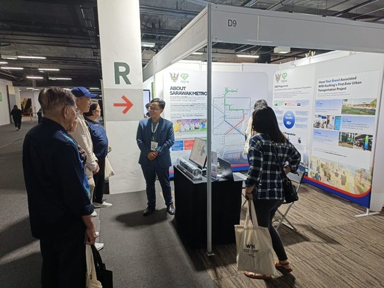 Sarawak Metro booth.