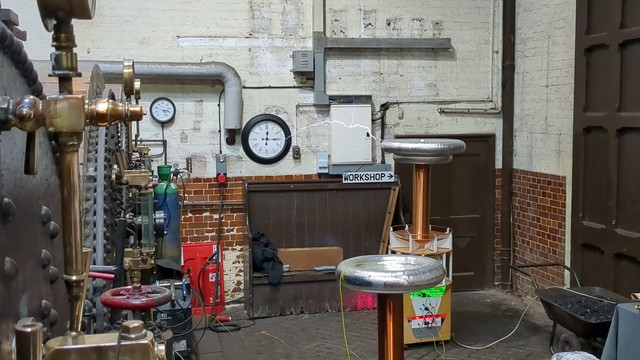 Tesla machine at the Nottingham Gaussfest today.