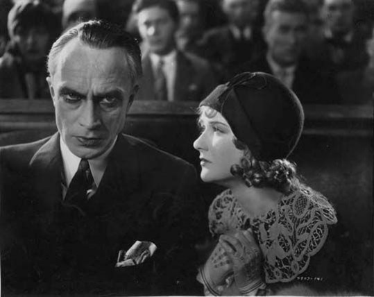 The Last Performance, 1929; Conrad Veidt (Erik Goff) & Mary Philbin (Julie Fergeron)
