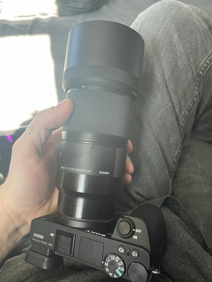 Sony a6500 with a sigma 70mm art