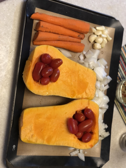 Made butternut squash soup from an Instagram recipe. Felt the flavors were flat so used the soup to make bread.  Love trying #FallRecipes