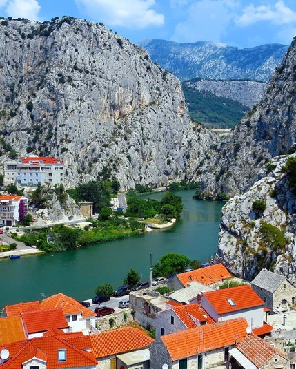 The River Cetina in Croatia offers thrilling white-water rafting adventures, with its crystal-clear waters meandering through dramatic canyons and lush landscapes.