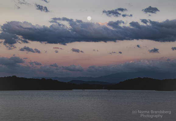 Smoky Mountains Lake Sunset layers in shades of pink and blue, see more here:

https://www.pictorem.com/879711/smoky%20mountains%20tennessee%20tva%20lake%20sunset%201%20of%201..html