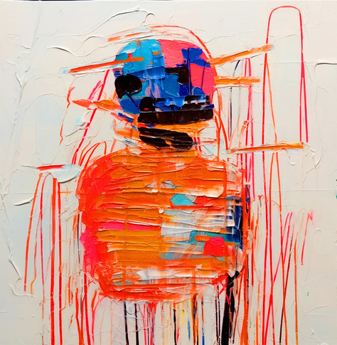 beautiful painting, abstract, detailed, shadows, baseball player
