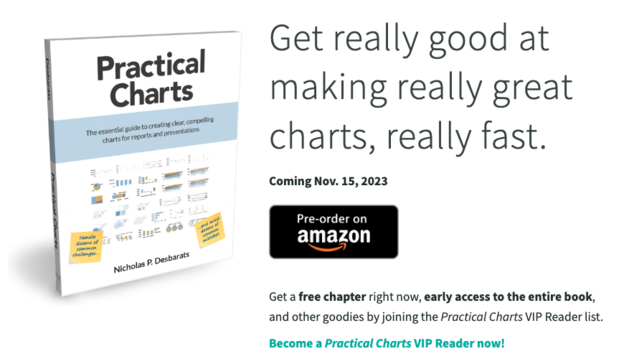 Cover of Nick Desbarats's 'Practical Charts'