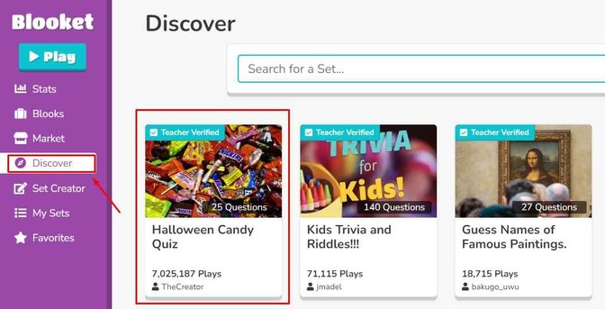 Downloading Game and Homework Reports in Blooket