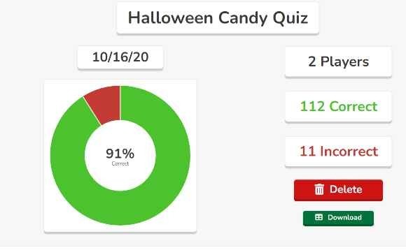 Downloading Game and Homework Reports in Blooket