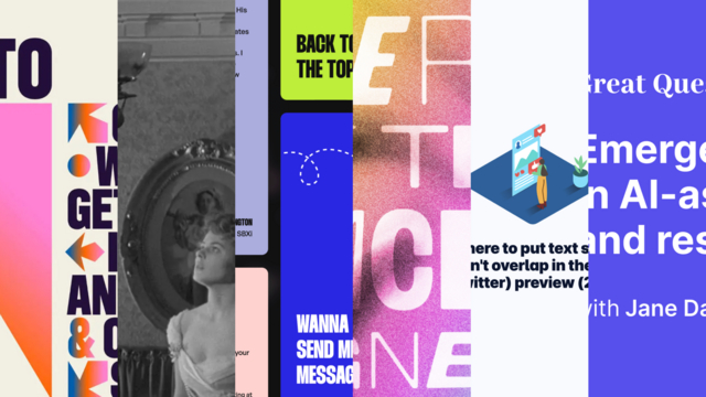 A collage of graphics from the articles featured in this month's newsletter.