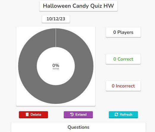 Downloading Game and Homework Reports in Blooket