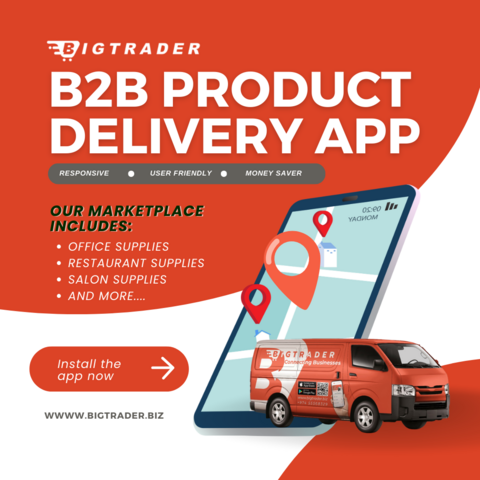 b2b product delivery app