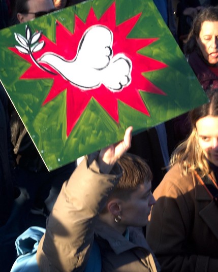 painting of dove and olive branch
