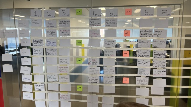 The grid of talks for BarCamp London 12. Too many to list here - but they all look interesting!