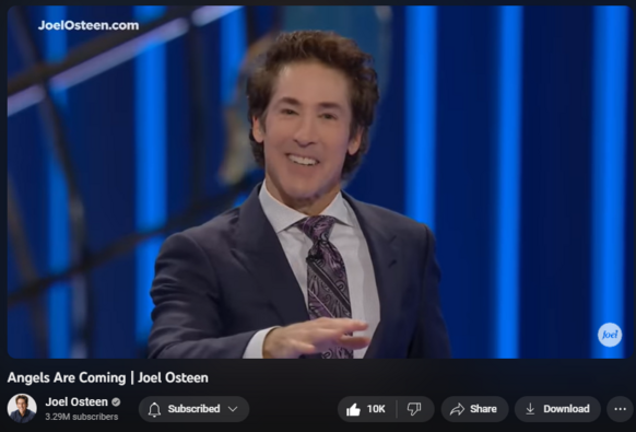 253,988 views  6 Nov 2023  #JoelOsteen
God is a present help in times of trouble. When you feel overwhelmed, He sends angels to strengthen you and bring answers to your prayers.


🛎 Subscribe to receive weekly messages of hope, encouragement, and inspiration from Joel! http://bit.ly/JoelYTSub

Follow #JoelOsteen on social 
Twitter: http://Bit.ly/JoelOTW 
Instagram: http://BIt.ly/JoelIG 
Facebook: http://Bit.ly/JoelOFB