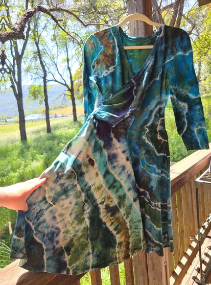View of the same dress with different lighting 