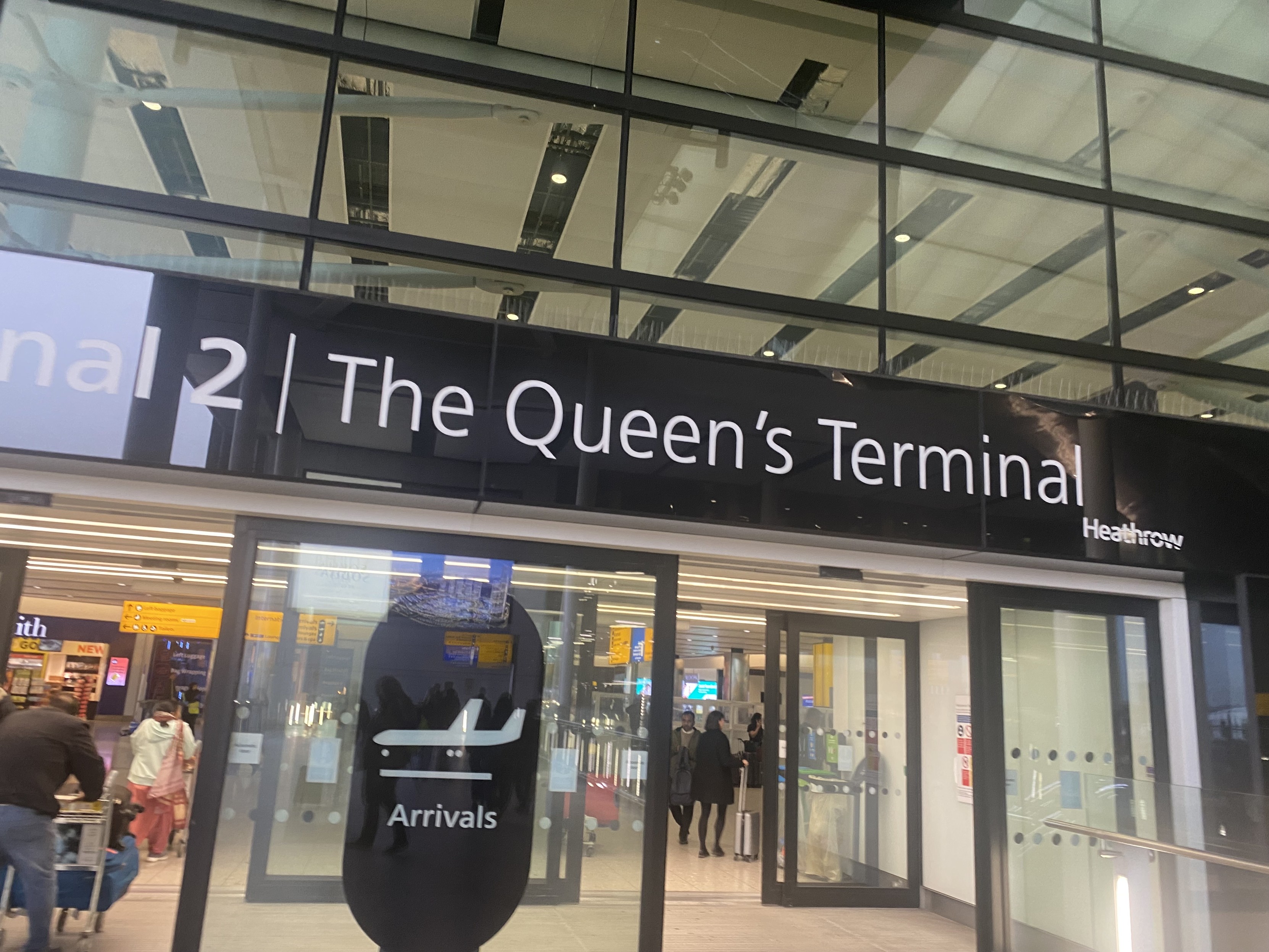 The Queen's Terminal
- sign at Heathrow